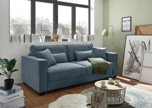 Schlafsofa Severiano Microvelours Thala: Denim