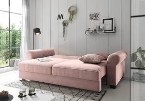 Schlafsofa Callampaya Cordstoff Zuri: Flamingo