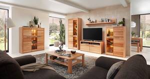 Beleuchtetes Highboard NatureStar 127 cm Kernbuche teilmassiv