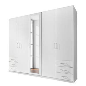 Drehtürenschrank Fügen Weiß - Breite: 225 cm