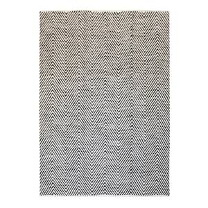 Kurzflorteppich Cocktail 500 Baumwolle / Polyester - Grau - 120 x 170 cm