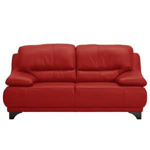 2-Sitzer Sofa Minasiya Rot - Echtleder - 180 x 87 x 92 cm