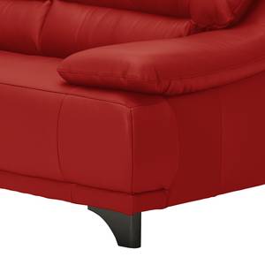 2-Sitzer Sofa Minasiya Rot - Echtleder - 180 x 87 x 92 cm