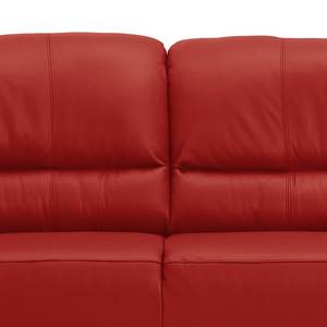 2-Sitzer Sofa Minasiya Rot - Echtleder - 180 x 87 x 92 cm