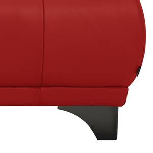 2,5 Sitzer Sofa Minasiya Rot - Echtleder - 218 x 87 x 92 cm