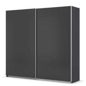 Schwebetürenschrank Quadra - Uni Graumetallic - Breite: 226 cm