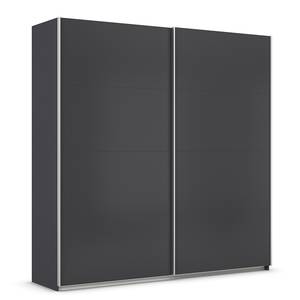 Schwebetürenschrank Quadra - Uni Graumetallic - Breite: 226 cm