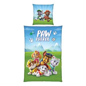 Bettwäsche Paw Patrol Glow in the Dark Baumwolle - Mehrfarbig - 135 x 200 cm + Kissen 80 x 80 cm