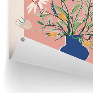 Kunstdruck Blumen PVC - Multicolor - 60 x 80 cm