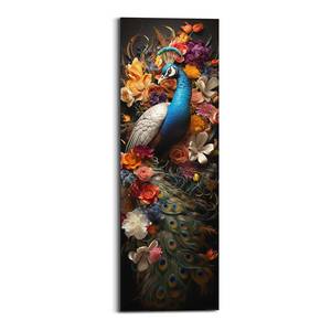 Wandbild Colorful Peacock MDF - Multicolor - 30 x 90 cm