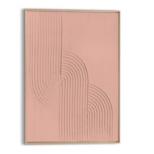 Wandbild Relief Knot MDF - 50 x 70 cm - Braun