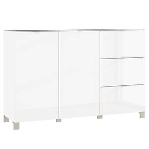 Dressoir Shearles glas - Wit