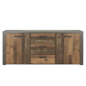 Sideboard Chakto Altholz Dekor / Beton Dekor - Breite: 196 cm