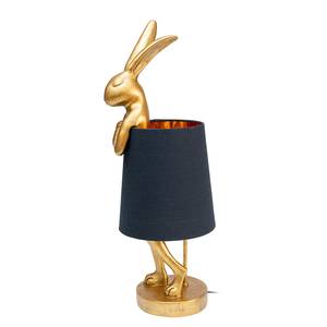 Tischleuchte Animal Rabbit Typ B Stahl / Polyresin - Schwarz / Gold