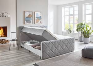 Boxspringbett Tussillo Typ B Webstoff  - Grau