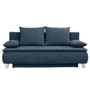 Schlafsofa Manhra Microfaser Sole: Dunkelblau