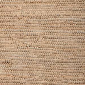 Flickenteppich Kelim Chindi Uni Baumwolle - Beige - 90 x 160 cm