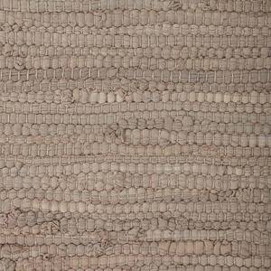 Flickenteppich Kelim Chindi Uni Baumwolle - Taupe - 120 x 170 cm