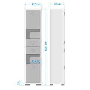 Hochschrank Kimi Pastellblau