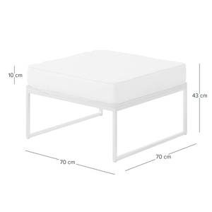 Loungegruppe TEAKLINE 5-teilig Webstoff / Teak massiv - Anthrazit