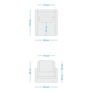 Sessel Lennox Microfaser Goda: Anthrazit