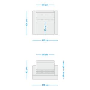 Sessel Dailman Microfaser Goda: Anthrazit