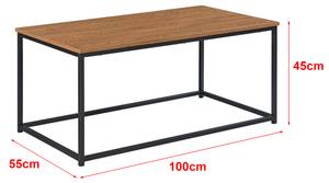 Table Basse Esbjerg Marron - Bois manufacturé - 100 x 45 x 55 cm