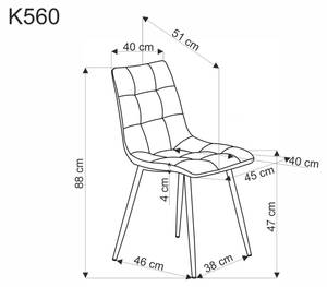 Stuhl K560 Grau