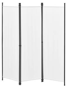 Paravent de Confidentialité Huesca Blanc - Textile - 150 x 171 x 2 cm