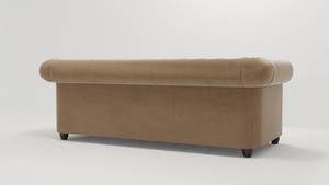 Sofa Karl 3-Sitzer Chesterfield Beige