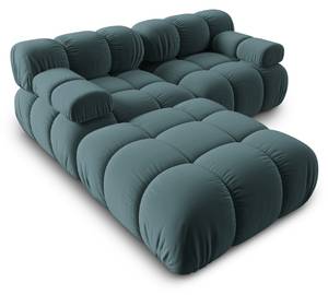 modulares Sofa BELLIS 3 Sitzplätze Hochglanz Petrol