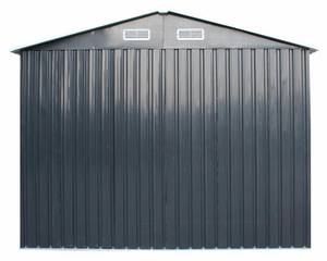 Schrebergartenhaus MANSO Grau - Metall - 194 x 202 x 248 cm