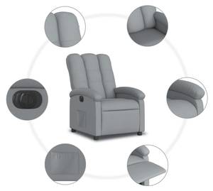 Fauteuil inclinable électrique 3032264-4 Gris lumineux