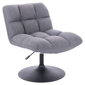 LAUREL Loungesessel Grau - Hellgrau - Schwarz