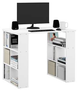 Schreibtisch Arwen Weiß Weiß - Holzwerkstoff - 90 x 74 x 60 cm