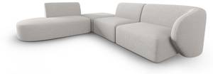 modulares Ecksofa SHANE 5 Sitzplätze Silber