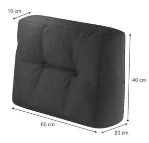 Coussin latéral Premium anthracite Anthracite