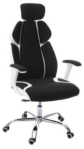 Chaise de bureau F12 Noir - Blanc