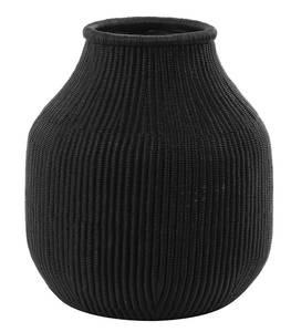 Vase Mokado Schwarz - Kunststoff - 30 x 35 x 30 cm