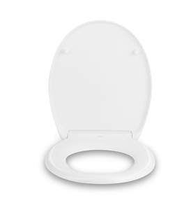 WC-Sitz mit Soft-Close Funktion Weiß - Kunststoff - 37 x 6 x 40 cm