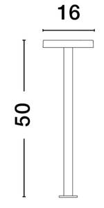 Wegeleuchte OFIR Höhe: 50 cm