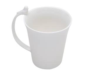 Tasse en porcelaine Oiseau Blanc - Porcelaine - 9 x 13 x 7 cm