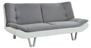 Canapé convertible UDARA Gris - Cuir synthétique - 103 x 87 x 190 cm