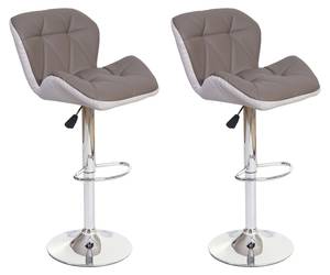 Tabouret de bar A92 (lot de 2) Taupe