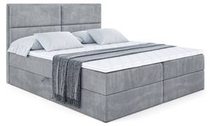 Boxspringbett GRATUN Grau - Breite: 200 cm - H4