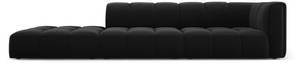 modulares Sofa SERENA 4 Sitzplätze Schwarz