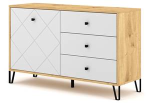 Sideboard BILBAO SB123 1D3D Beige - Weiß