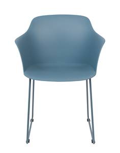 Fauteuil de table Tango Matière plastique / Acier - Bleu