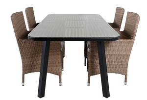 Gartenmöbel-Set Paola (7-teilig) Braun - Rattan - 100 x 74 x 200 cm