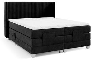 Boxspringbett Bett Elektrisch MAGNUS Schwarz - Breite: 177 cm